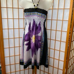 *It's giving White Lotus* Silky feel vacation dress